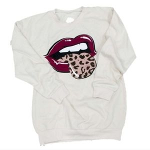NEW Leopard Kiss Sweatshirt